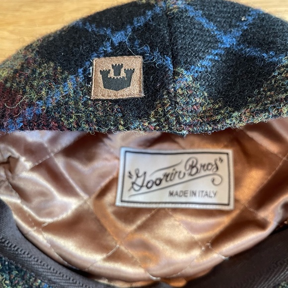 Goorin Bros. Alfonso D’Este Plaid Newsboy Flat Cap. - Picture 4 of 5